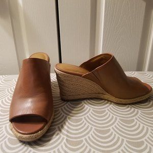 Coach Leather Wedges